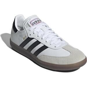 NWT adidas Unisex Samba Indoor Sneaker, White/Black/Vivid Red-Sz 10.5  US Men